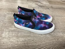 Vans Galaxy Space Missy Size 5 Classic Slip On Skate Sneakers Youth Girls Shoes