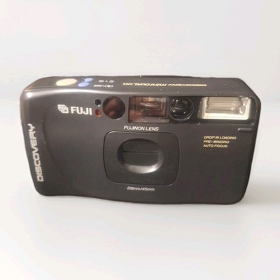 Fuji Discovery Mini Dual Date point & shoot camera 35mm NO BATTERY,SELLING AS IS
