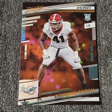 2022 Panini Prestige - Rookies Channing Tindall #361 Xtra Points Astral (RC)