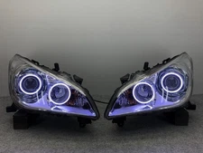 Nissan Fuga Y51 infinity M37 COB LED Ring Customized HID Headlights.