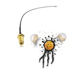 I-PEX UFL U.FL to SMA RF113 adapter coaxial female 12cm Länge/length