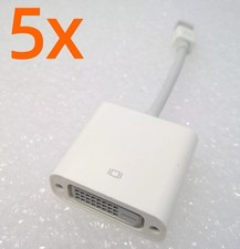 Lot of 5 OEM Apple Mini Display Port to DVI Adapter Model A1305