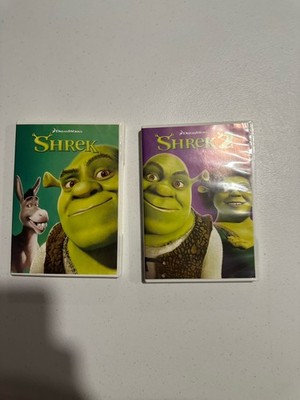 Dreamworks Shrek DVD Bundle Kids Cartoon Movies 1, 2