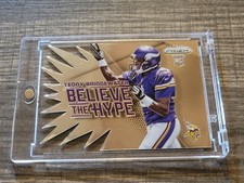 Teddy Bridgewater ? Rare Chrome Prizm Investment Card  Non Auto Rookie Vikings . rookie card picture