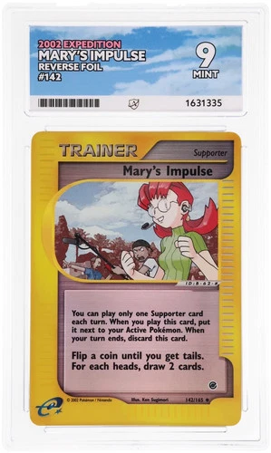 ACE 9 Mary's Impulse 142/165 2002 Expedition Reverse Holo Pokemon Mint