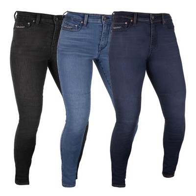 Oxford Sofia Slim Damen Motorrad Jeans CE AA Motorrad Schwarz Indigo Blau