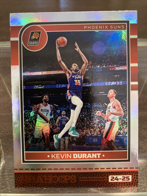 2024-25 NBA Hoops Kevin Durant Red Trim Foil TRUE Impulse #173 Suns