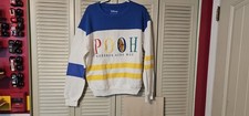 VTG Disney Winnie the Pooh Women's Sz L Sweatshirt Hundred Acre Wood Embroidered