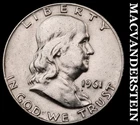 1961-D Franklin Half Dollar- Silver Better Date No Reserve #i3547