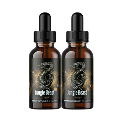 (2-Pack) Jungle Beast Pro Drops - Jungle Beast Drops Supports Male Vitality