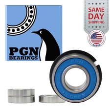 (4) 99502H NR Snap Ring Go Kart Sealed Bearing, 5/8"x1-3/8"x.433" 499502H