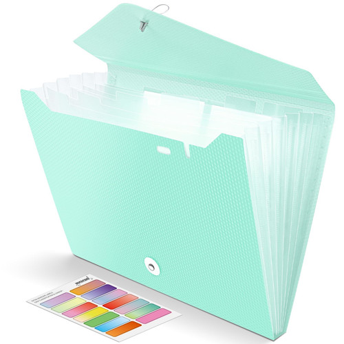 Nicecho Erweiterbarer Aktenordner, 7 Taschen Akkordeon Datei Organizer, A4 Brief... - Bild 1 von 7
