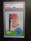 2012 Topps Heritage - Mike Trout #207  PSA 9 MINT.  LA Angels.