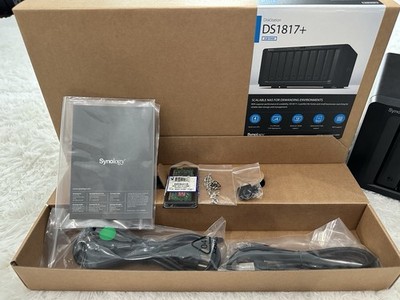 Synology DiskStation DS1817+ 8-Bay NAS Power Tested, 16GB RAM + 2GB OEM RAM