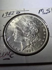 1902 o Morgan Silver Dollar near UNC.  BU++