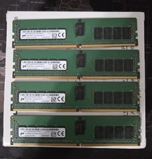 Micron 4 x 16GB 2Rx8 PC4-2400T-R Server Memory RAM MTA18ASF2G72PDZ-2G3B1II