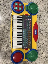 Vintage CHICCO Keyboard Baby Orchestra Kids Child Piano Instrument RARE!! WORKS!