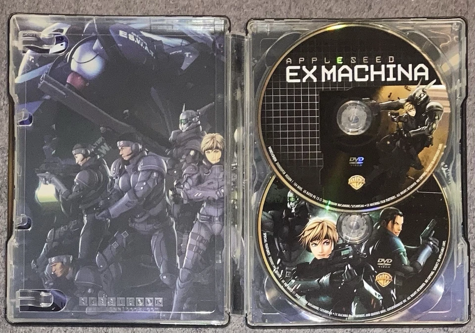 Appleseed Ex Machina Steelbook Edition DVD 2 Disc Set Anime Shirow Masamune - Image 3 of 3