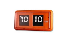 TWEMCO QT-30 Orange Wall Clock, Table Clock, Dual Use