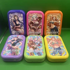 One Piece Vol 2 Japanese EMPTY TINS - 6 pack - NO CARDS