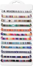 Raicegs 12PCS Friendship String Bracelets for Teen Women Man Boho Surfer Beach B