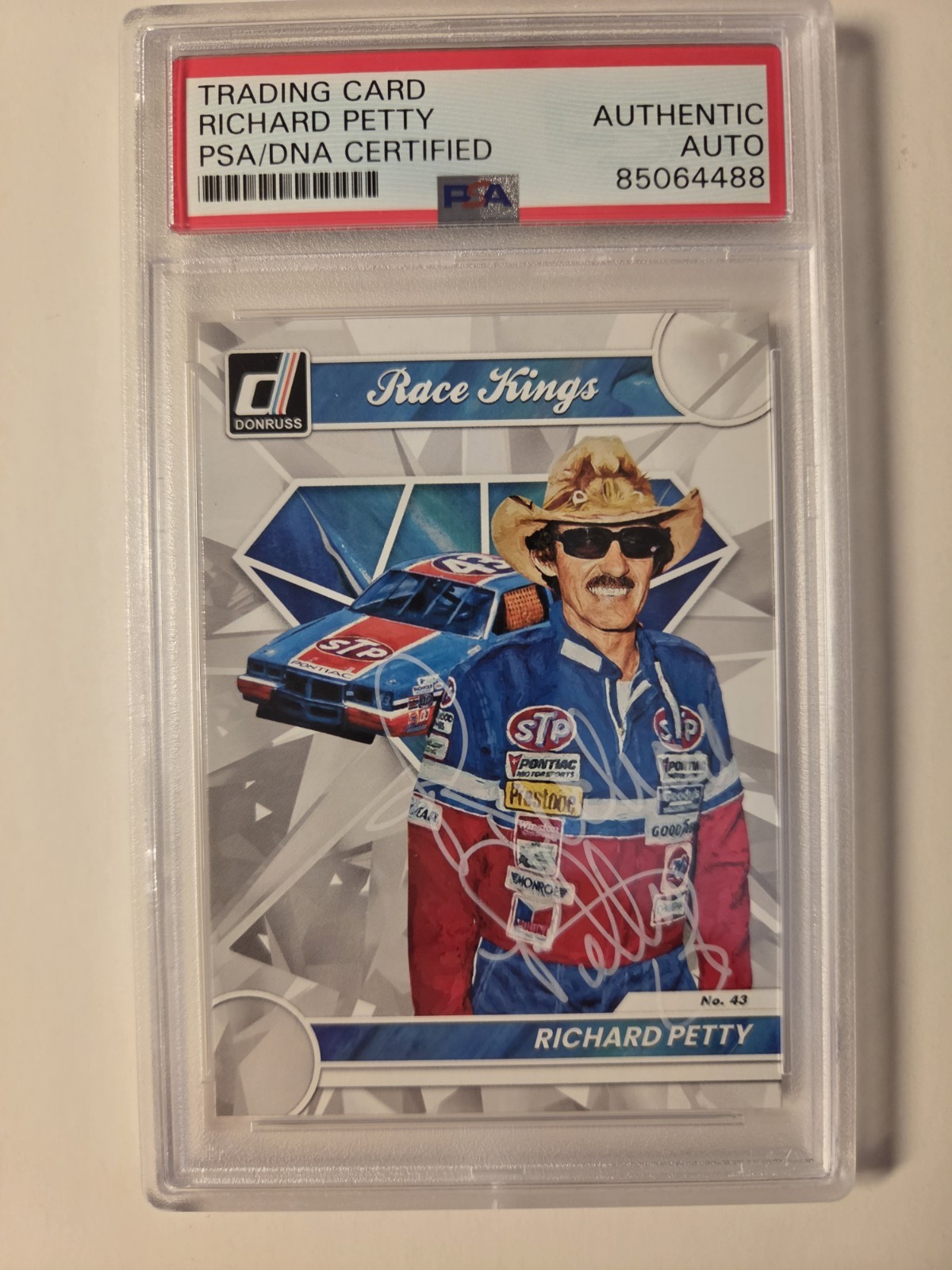 2023 PANINI-DONRUSS RACING RICHARD PETTY AUTOGRAPH RACE KINGS PSA/DNA CERTIFIED!