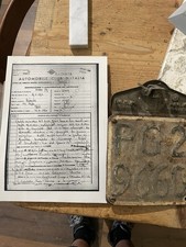 Targa Moto Bianchi Beta 175cc Del 1954 Da Collezione