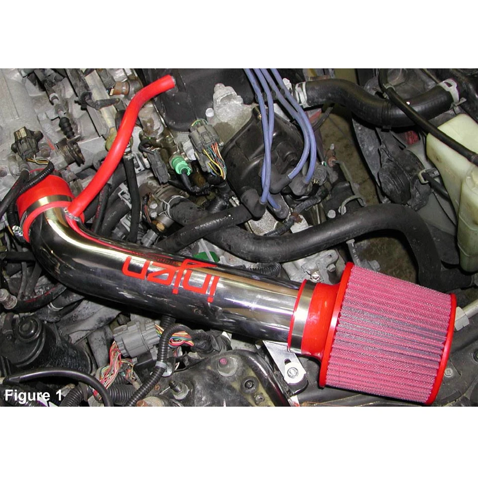 Sistema de admisión de aire frío de aluminio negro Injen IS1520BLK para Honda Civic 92-95 1,5 L Foto 3 de 4