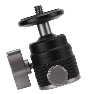 Mini Ball Head Universal Camera Tripod Mount Adapter 360° Rotatable For SLR Fit