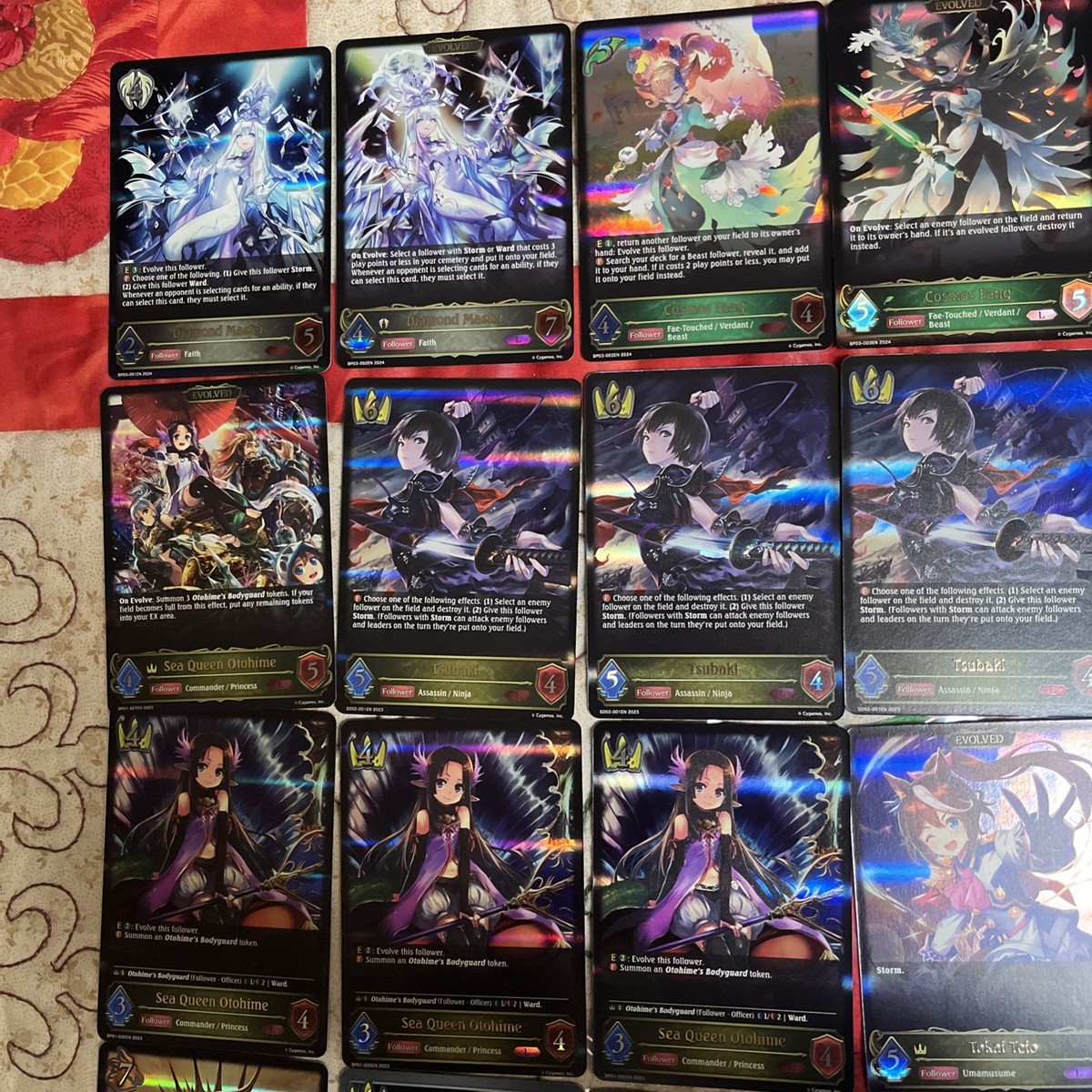 Shadowverse Evolve 100 Card Rare Lot English Otohime Jabberwock