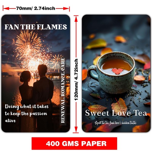 Love Tea Orakel Karten, Twin Flames Seelenverwandte Orakel Deck, Romance Love Orakel... - Bild 4 von 9