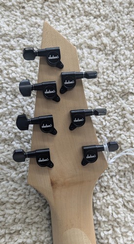 Jackson Model JS22-7 RR HT Rhoads 7-String Electric Guitar, Satin Black Finish - Picture 2 of 8