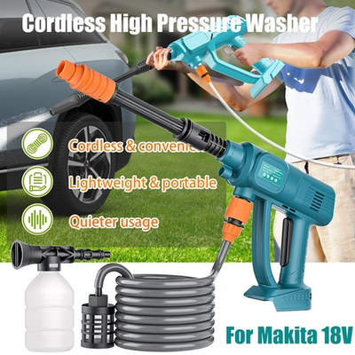 #ad Cordless High Pressure Washer Gun Electric Cleaning Tool For Makita 18V Battery $20.99