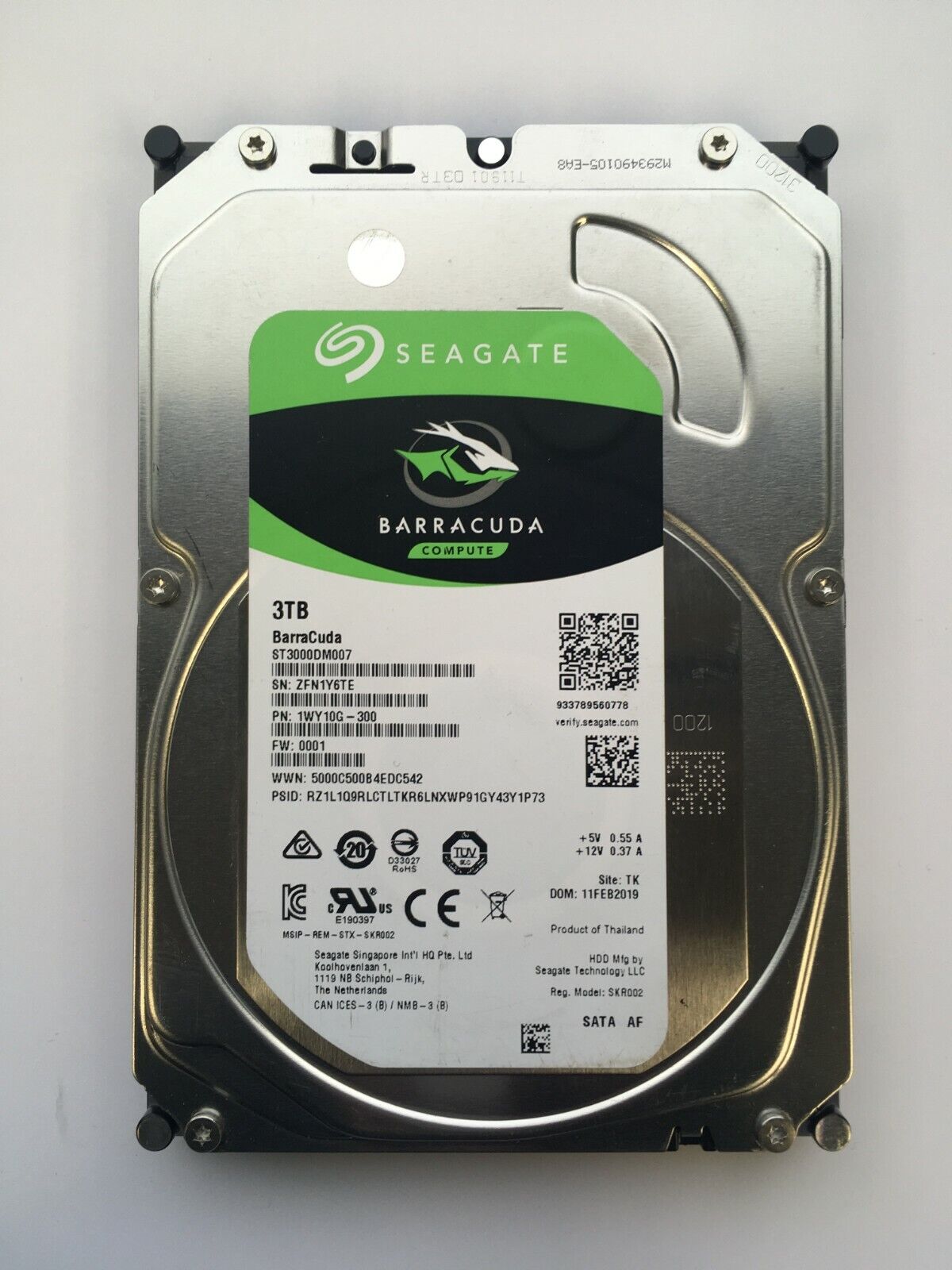 Seagate Barracuda 3TB 5.9K SATA ST3000DM007 | eBay