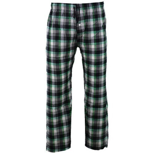 Hombre Pantalón de Pijama Rayas Algodón Tejido Cuadros Ropa Descanso Suave - Imagen 5 de 27