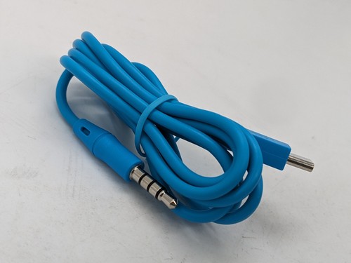 USB-C to 3.5mm audio cable ONLY JLab JBuds Work wireless headset aux lead blue - Photo 3/7