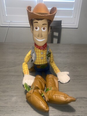 DISNEY TOY STORY WOODY PLUSH DOLL FIGURE DISNEY STORE Rare Big Hat Read  DESCRIP!
