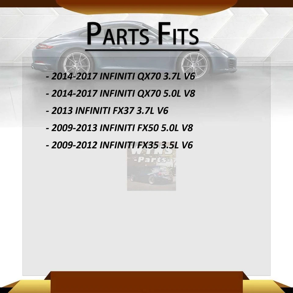 Kit de eslabones de barra estabilizadora delantera izquierda y derecha Mevotech para Infiniti FX35 2009 2010 2011 Foto 2 de 4