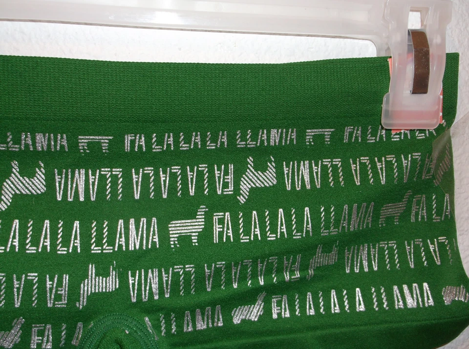 NUEVO PAR DE BRAGAS CORTAS PARA MUJER COQUETEO VERDE PLATA ESTAMPADO NIÑO CINTURA ELÁSTICA Foto 2 de 2