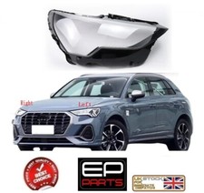 FOR AUDI Q3 2019-2022 FRONT HEADLAMP HEADLIGHT LENS GLASS COVER RIGHT RH