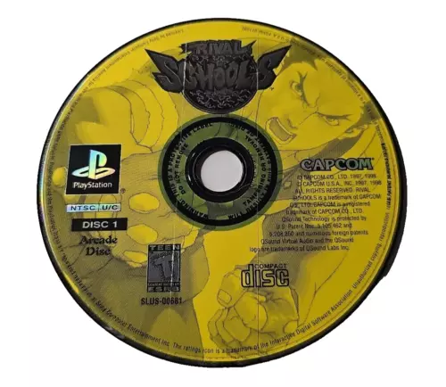 Rival Schools (Sony PlayStation 1, 1998) Disk 1 Only READ 