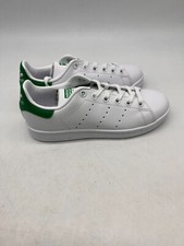 Adidas Stan Smith J White w/ Green Kids Sneakers M20605 Lace Up