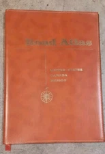 Rand McNally Road Atlas US Canada Mexico Vintage 1985 