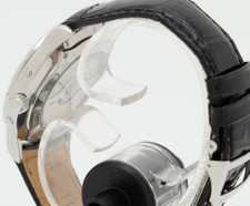 Jaeger LeCoultre Master Control Moon Black Full Calendar Stainless Steel Watch 5