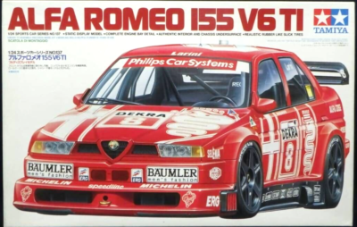 Tamiya 1/24 ALFA ROMEO 155 V6 TI Sports Car Series No.37 Plastic
