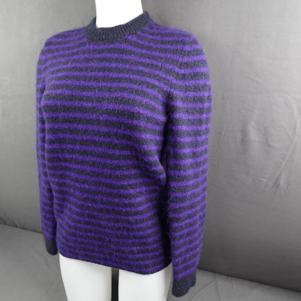 Suéter COS Mujer Pequeño Púrpura Lana Alpaca Preppy Academia Acogedor Indie Softgirl Foto 2 de 4