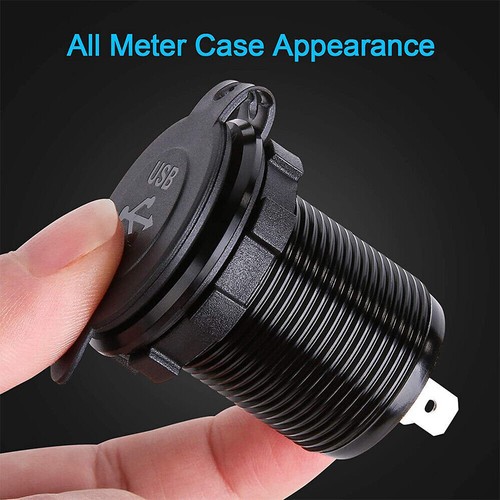 12V 24V Dual QC 3.0 USB + PD Type-C Fast Car Charger Socket Adapter Power Outlet - Picture 2 of 11
