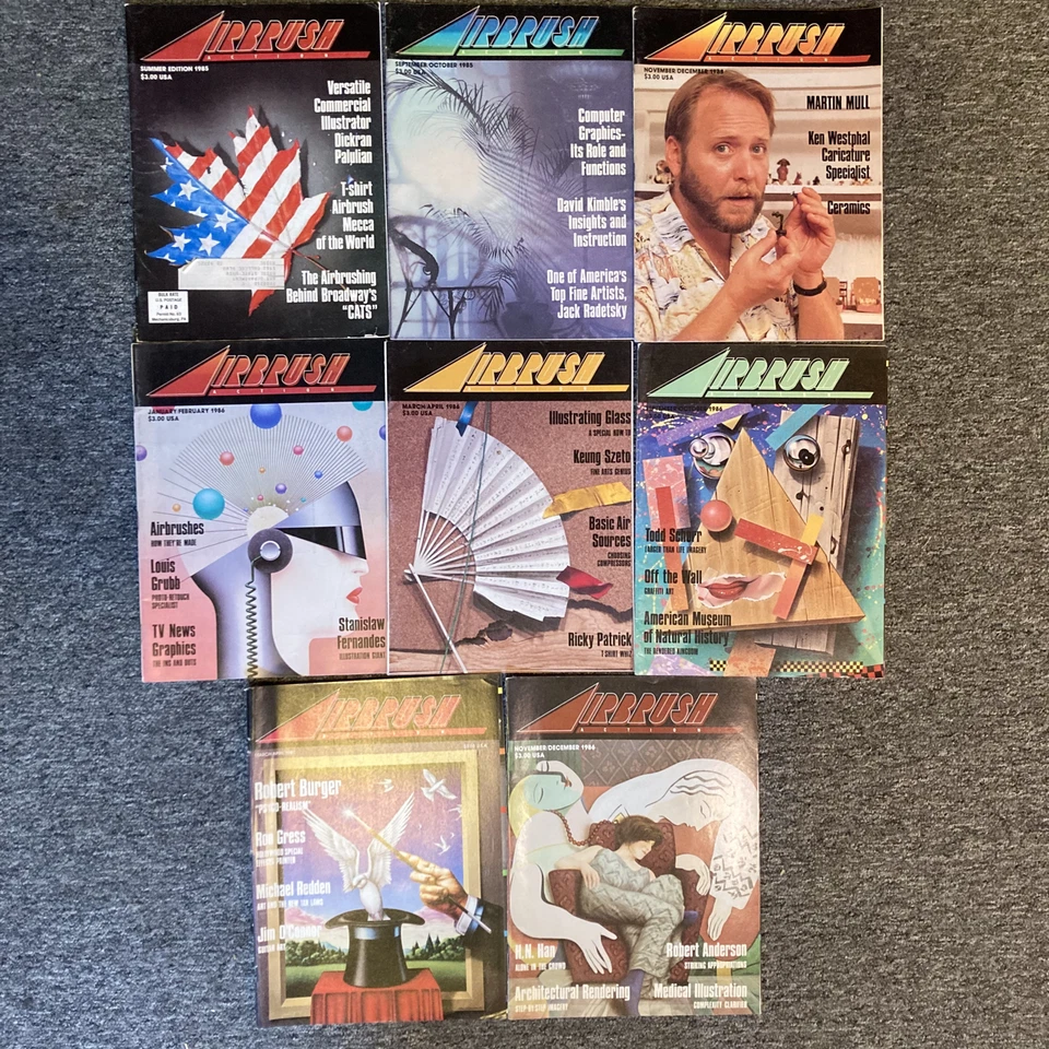 Airbrush Action Magazine Multiple year Lots Back Issues 1999-3002 buy more save - Image 2 of 4