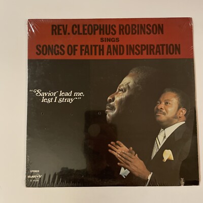 Reverend Cleophus Robinson Songs Of Faith & Inspiration Sealed Gospel Record