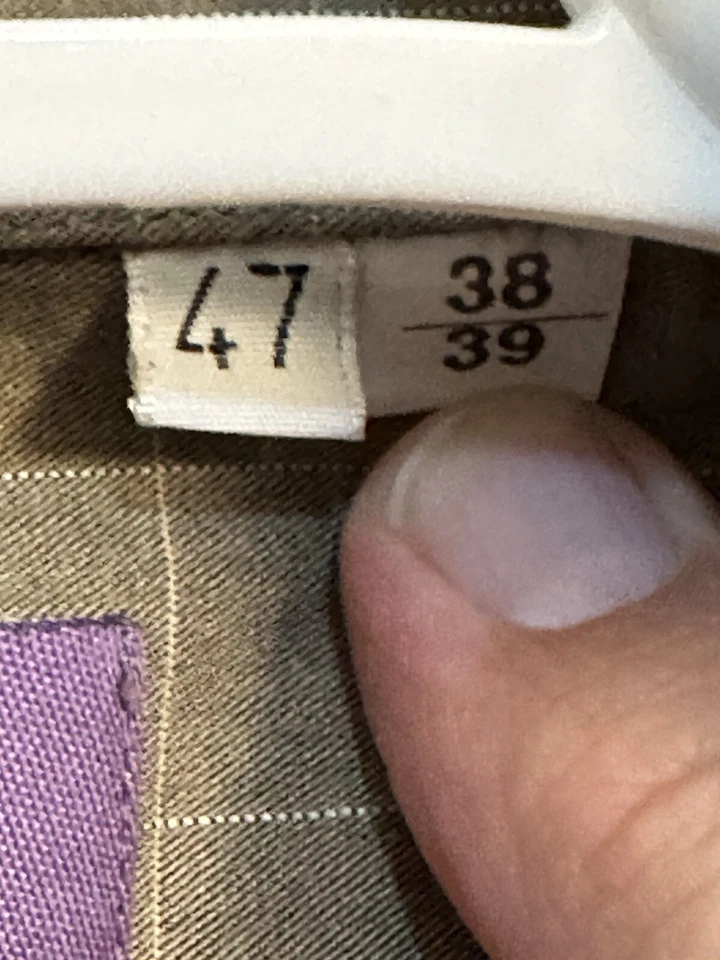 CAMISA DE VESTIR EARVIN MAGIC JOHNSON SIGNATURE PARA HOMBRE Talla 47 2XL 38/39 Hecha en Italia Foto 3 de 4